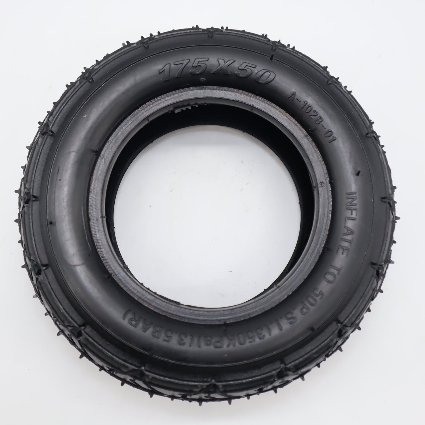 175x50 Off-Road Inflatable Wheel,Pneumatic Outer Tire for Electric Skateboard