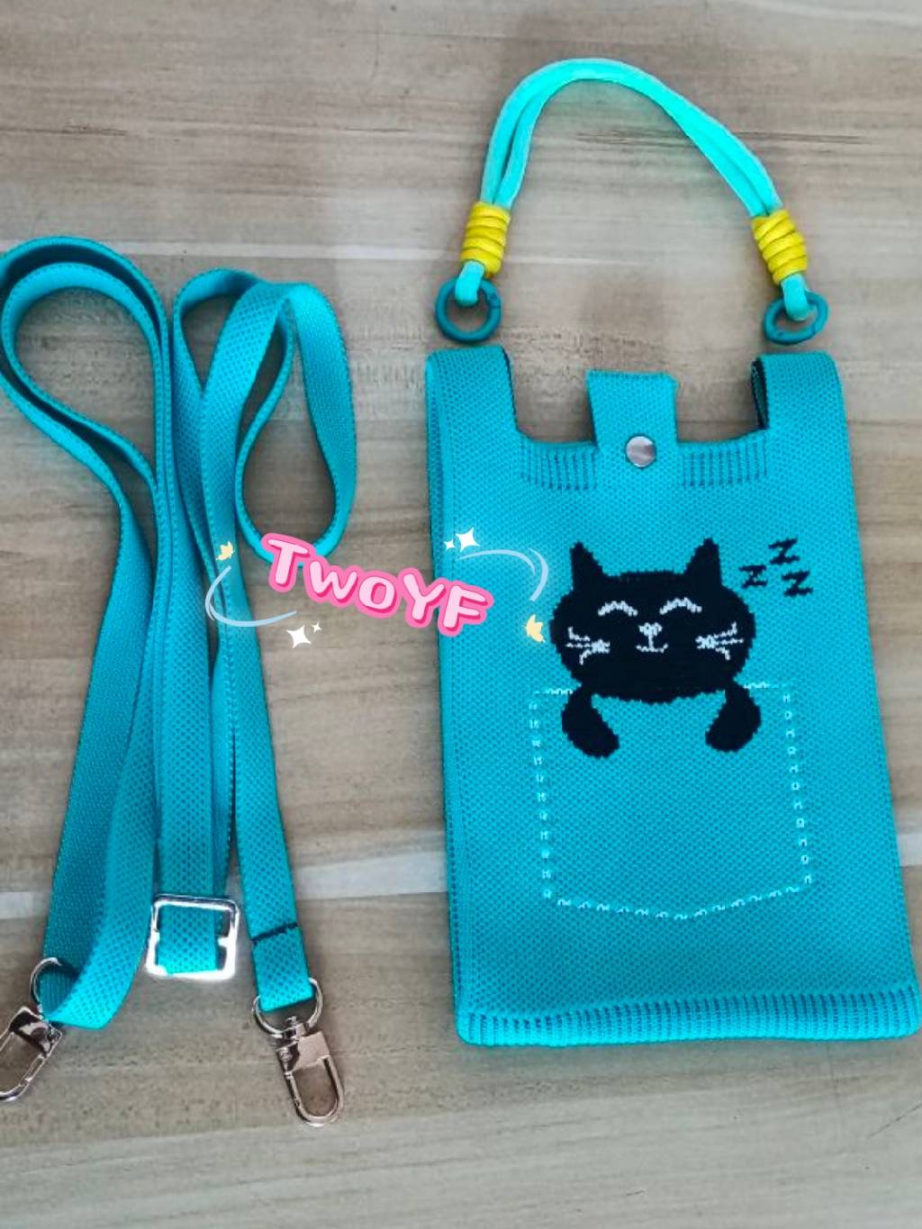 Knitted multi-functional bag