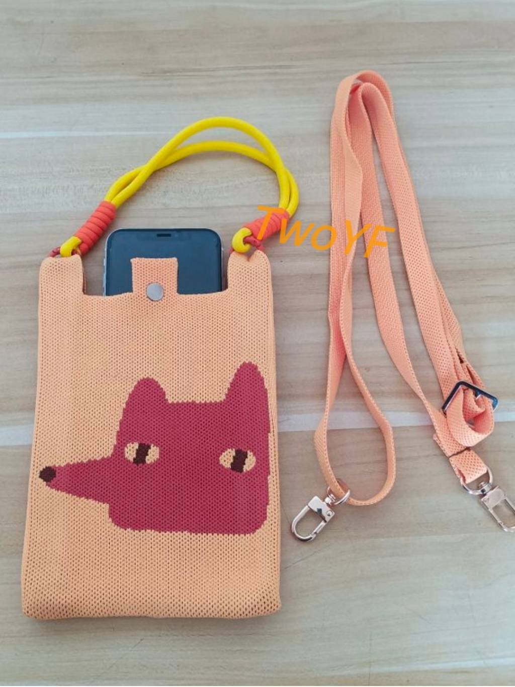 Knitted multi-functional bag